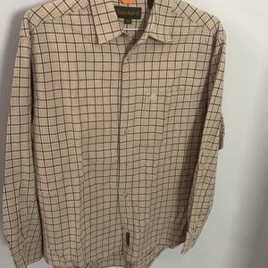 Vintage
TIMBERLAND Vintage Men's Brown & Tan Plaid Shirt - Sz M